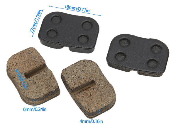Bremsbeläge für E-Minicross-E-Miniquad